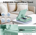 KDD Tablet Pillow Stand with Storage, Foldable iPad Holder - Image 6
