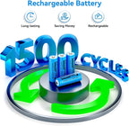 Henreepow LiFePo4 Battery 14430, 3.2v Rechargeable Solar Batteries, 500mAh - Image 6