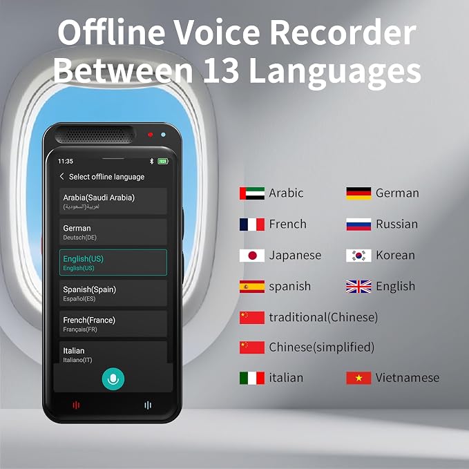 AI Voice Recorder with Playback, Digital Voice Recorder with AI Transcription - Image 3