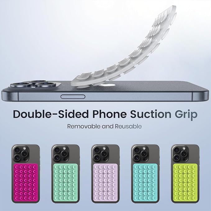 Double Sided Silicone Suction Phone Holder Mount, Silicon Accessory - Image 5