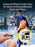 Gimbal Stabilizer for iPhone w/RGB Magnetic Fill Light, Foldable Gimbal w/7.8' - Image 7