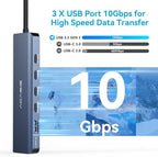 ACASIS USB C Splitter with 4K@60Hz Video Output, USB C Hub 10Gbps with 1xHDMI - Image 7