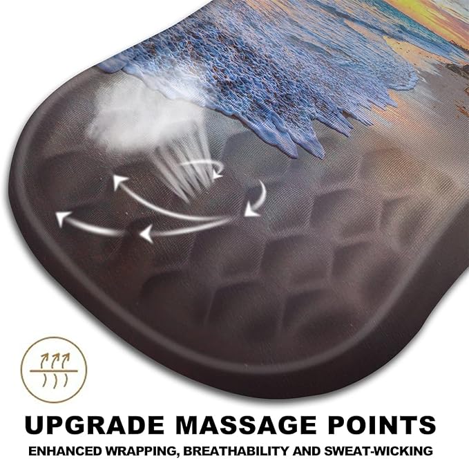 Mouse Pad Wrist Support, Ergonomic Mouse Pad - Image 2