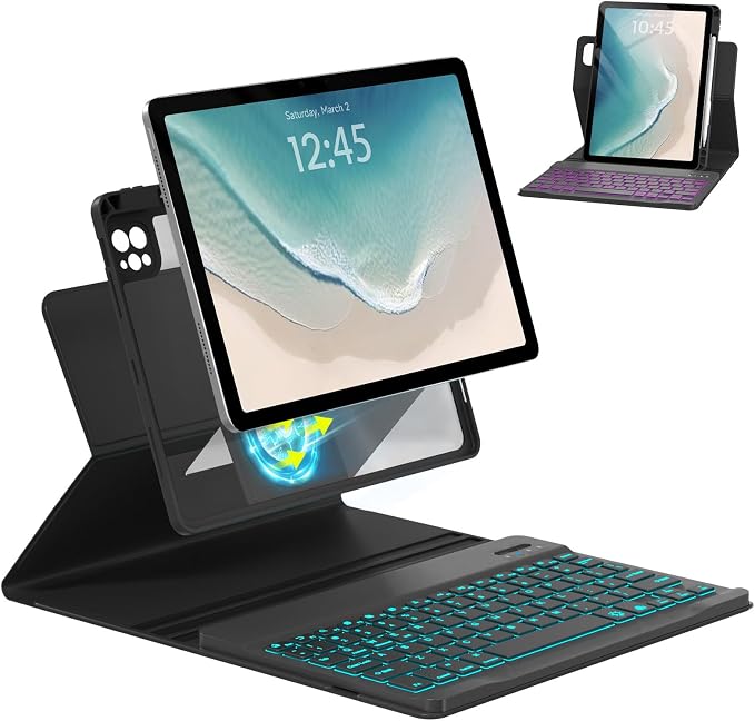 Magnetic Keyboard Case for iPad Air 5th 4th Generation 10.9 inch Pro 11 by OPAKIT