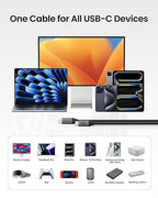 Silkland Long USB C Monitor Display Cable 15FT, USB C 3.2 Gen 2x2 Video Cable - Image 7