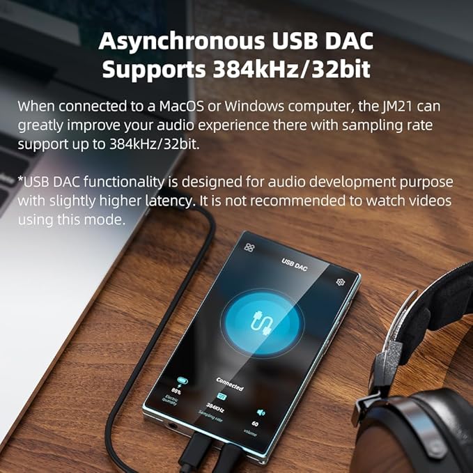 JadeAudio/FiiO JM21 Android 13 Hi-Res Music Player MP3 - Image 7