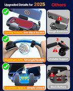 YRU Cell Phone Automobile Cradles Dashboard Windshield Pickup Truck Phone Mount - Image 5