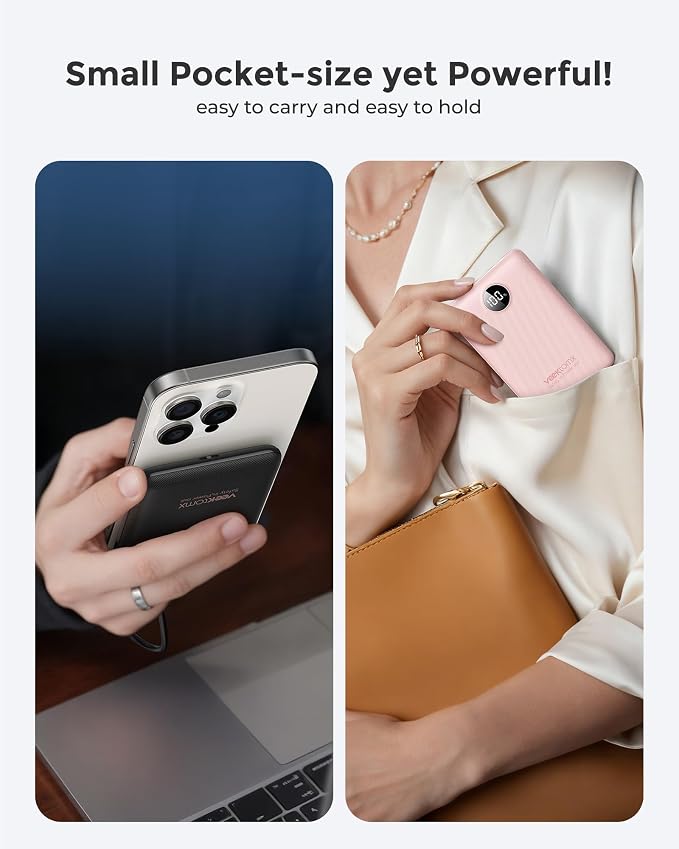 VEEKTOMX Mini Portable Charger 10000mAh, 22.5W Fast-Charging Portable Power - Image 9