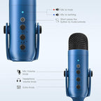 ZealSound Podcast Microphone for PC, Noise Cancellation USB Mic - Image 5