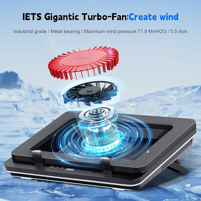 IETS GT600 Laptop Cooling Pad Equipped - Image 2