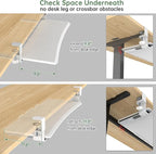 Extra Large Keyboard Tray Under Desk - Image 5
