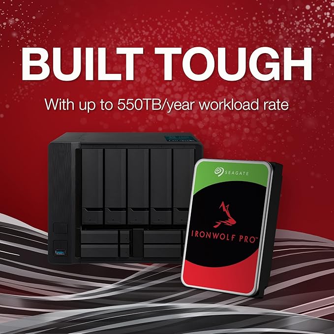 Seagate IronWolf Pro, 8 TB, Enterprise NAS Internal HDD –CMR 3.5 Inch, SATA 6 - Image 4