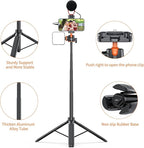 VRIG TP16 Camera Tripod, 55 inch Extendable Phone Selfie Stick Camera Tripod - Image 5