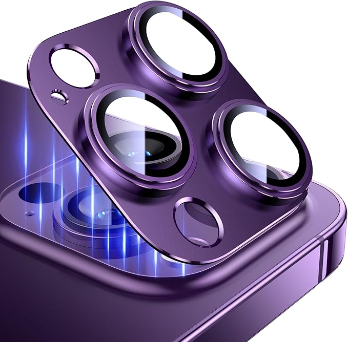 Esanik 2023 Upgrade 2 Pack for iPhone 14 Pro/iPhone 14 Pro Max Camera Lens by Esanik