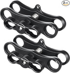 MINIFOCUS 1" Long Ball Clamp Dual Holder Mount by MINIFOCUS
