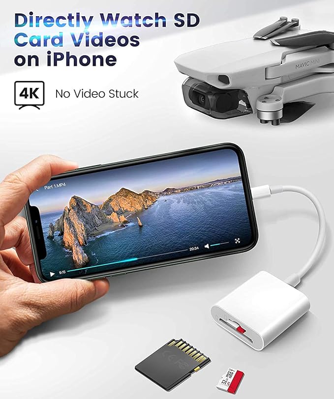Apple Lightning to SD & TF Card Dual Slot Reader - Image 7