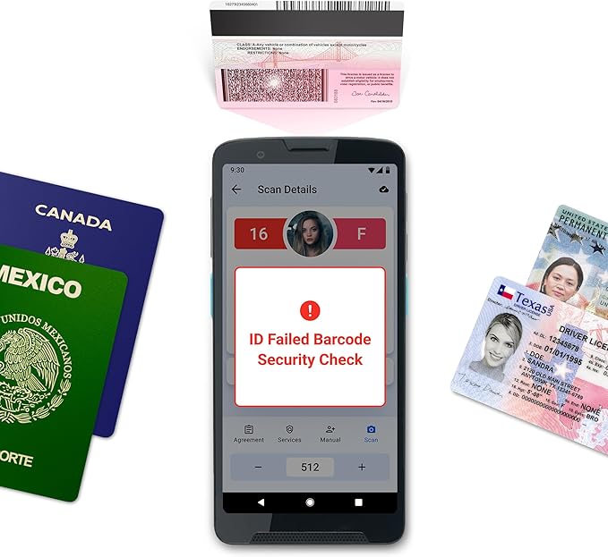 Unitech EA660 ID Passport Scanner – Touchless Handheld Scanning Solution by IDWare