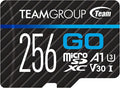 TEAMGROUP GO Card 256GB Micro SDXC UHS-I U3 V30 4K by TEAMGROUP