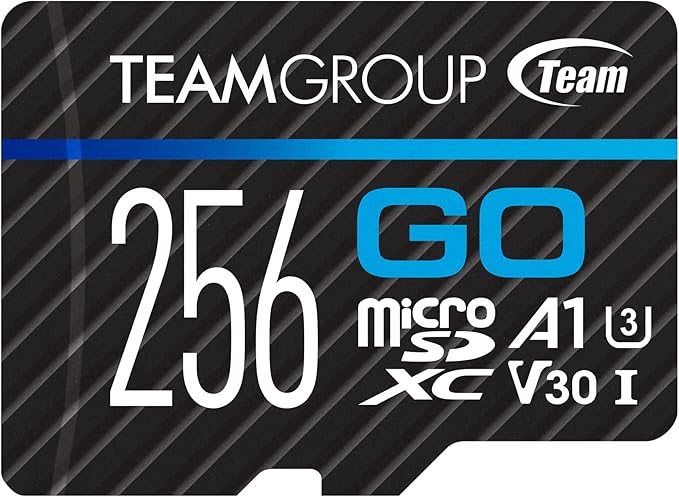 TEAMGROUP GO Card 256GB Micro SDXC UHS-I U3 V30 4K by TEAMGROUP
