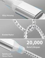 1ft USB C to Lightning Cable Short, 12inch Nylon Braided Type C to Lightning - Image 6
