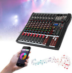 8 Channel Mixing Console Audio Mixer Bluetooth Studio Audio Mixer Sound Mixing - Image 3