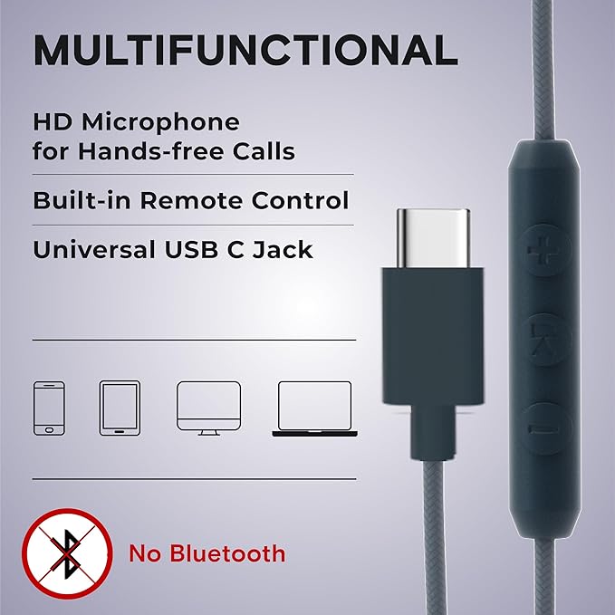 ARTIX CL750 USB C Wired Headphones - Image 5
