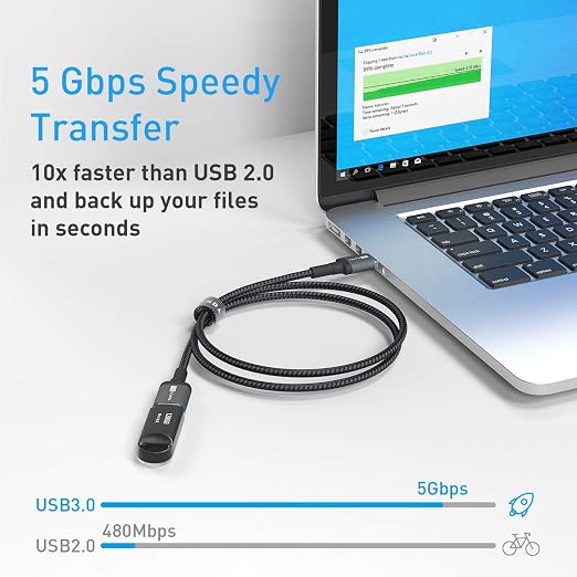ITD ITANDA 15FT USB Extension Cable USB 3.0 Extension Cord Type A Male to - Image 2