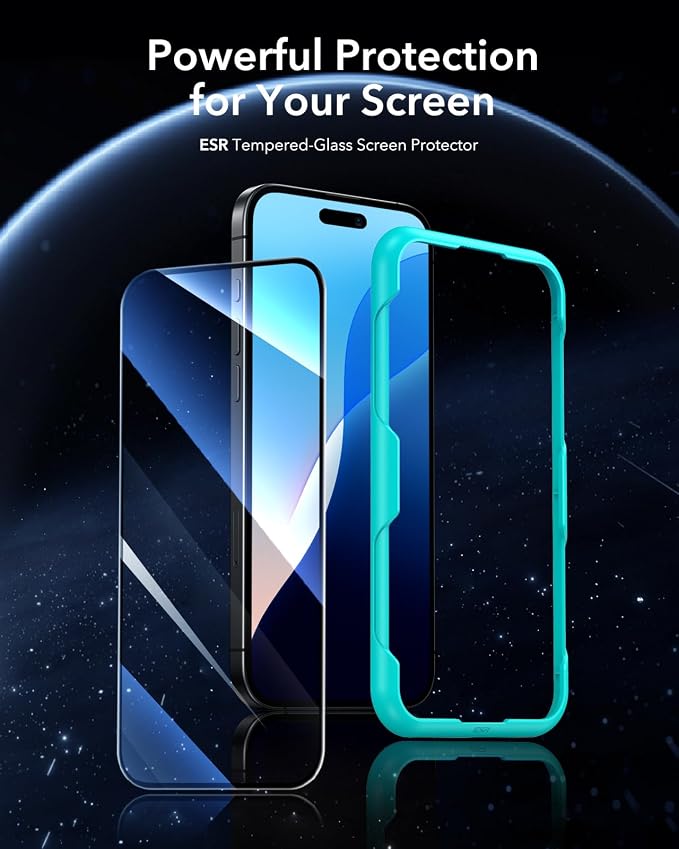 ESR 3 Pack for iPhone 16 Plus/iPhone 15 Plus Screen Protector, Full Coverage - Image 2