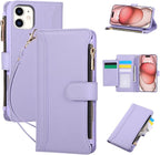 Compatible with iPhone 11 Wallet Phone Case-PU Leather Magnetic Flip Cover with by KYFSJPT