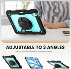 timecity Case for iPad Air 11 Inch M3/ M2, 360° Rotating Stand, Pencil Holder & - Image 4