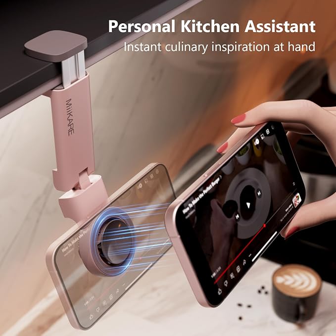 MiiKARE Travel Essentials Magnetic Airplane Phone Holder, Universal Handsfree - Image 4