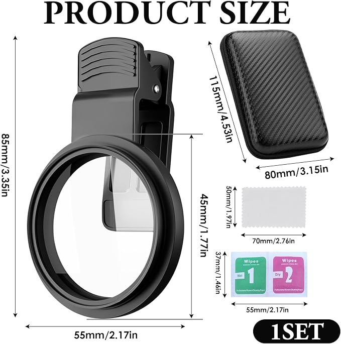 Clip - on Phone Polarizer Lens, Anti - Glare Polarizing Filter - Image 3