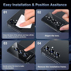 Korecase for Galaxy S25 Ultra Camera Lens Protector, 9H Tempered Metal Glass - Image 7