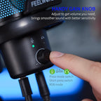 FEELWORLD VM1 Gaming PC USB Microphone Condenser Mic - Image 3