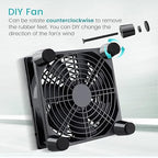 Wathai Cooling Case Fan for Receiver DVR Xbox TV Box Router 120mm x 25mm 5V USB - Image 4