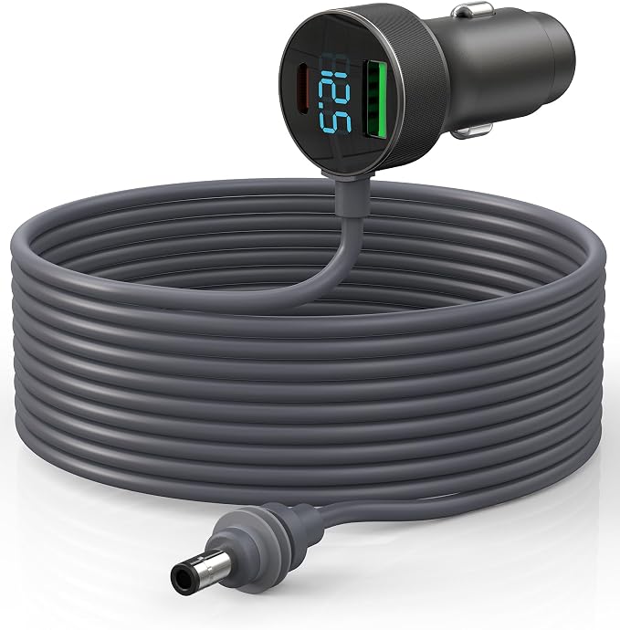 3 in 1 Starlink Mini Cable, 12V-48V Starlink Mini Car Charger DC Power Cable+ by Unknown