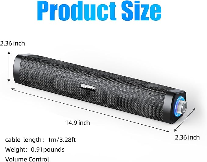 USB Computer Speakers, Computer Speakers - Image 2