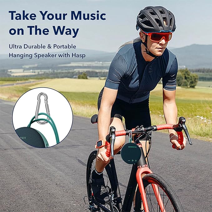 Monster Bluetooth Speaker, IPX8 Shower Speaker Waterproof, Extra Long Playtime - Image 5