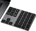 Bluetooth Number Pad, Aluminum Rechargeable Numeric Keypad Wireless 34-Keys by JOYEKY