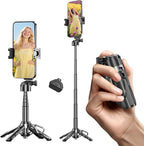 Mini Selfie Stick, Pocket Size Extendable Phone Holder - Image 8