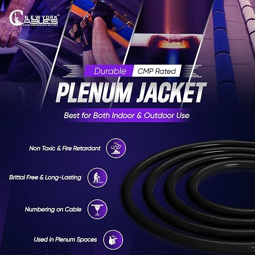NewYork Cables Cat6a Plenum Cable 1000ft - Image 4