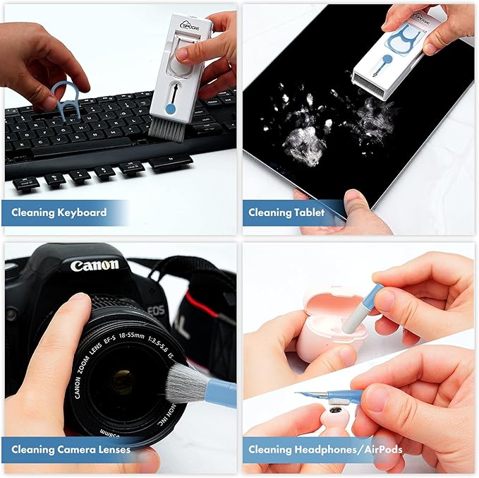 11-in-1 Keyboard Cleaning Kit, Laptop Cleaning Kit Keyboard Brush Cleaner - Image 3