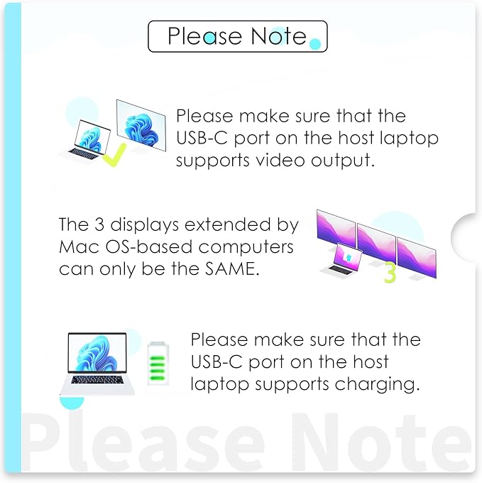 WAVLINK USB C Docking Station 3 Monitor - Image 4