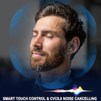 Wireless Bluetooth 5.4 Earbuds, Ear Buds LED Power Display Headphones 6D Stereo - Image 2