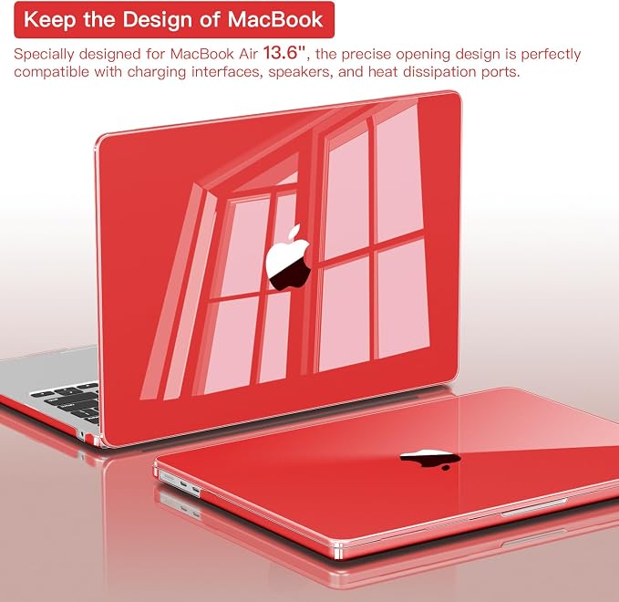 CISSOOK Compatible with MacBook Air 13.6 inch Case A3240 A3113 A2681 2025 2024 - Image 5