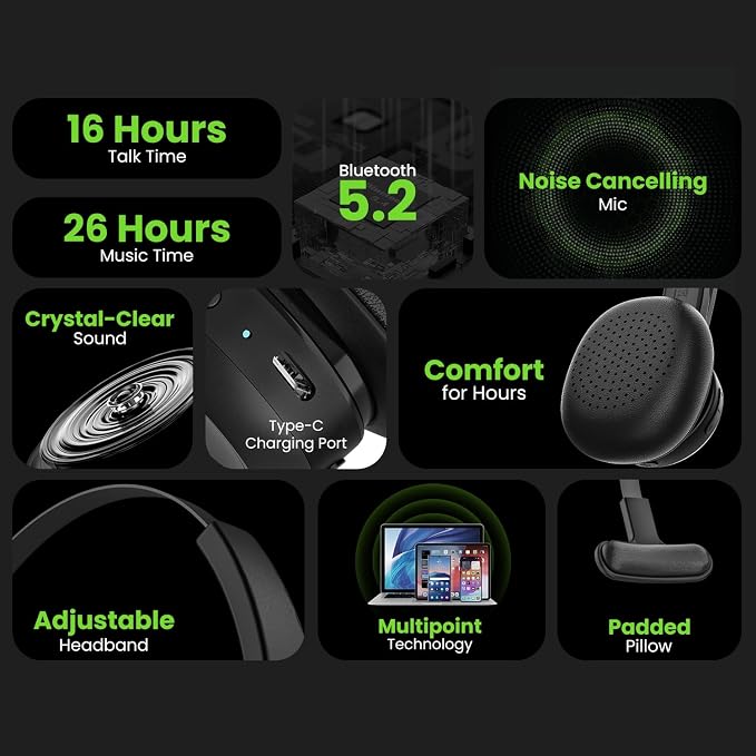 GEARit Wireless Bluetooth Headset - Image 9