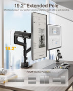 monTEK 17-57 Inch Dual Ultrawide Monitor Arm - Image 3