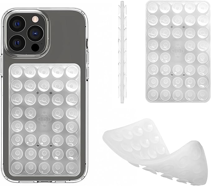 Silicone Double-Sided Suction Phone Grip Detachable Mount by DreamsLink