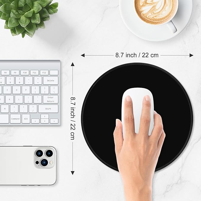 ITNRSIIET Mouse Pad Non-Slip Rubber Base Smooth Surface Stitched Edges - Image 3