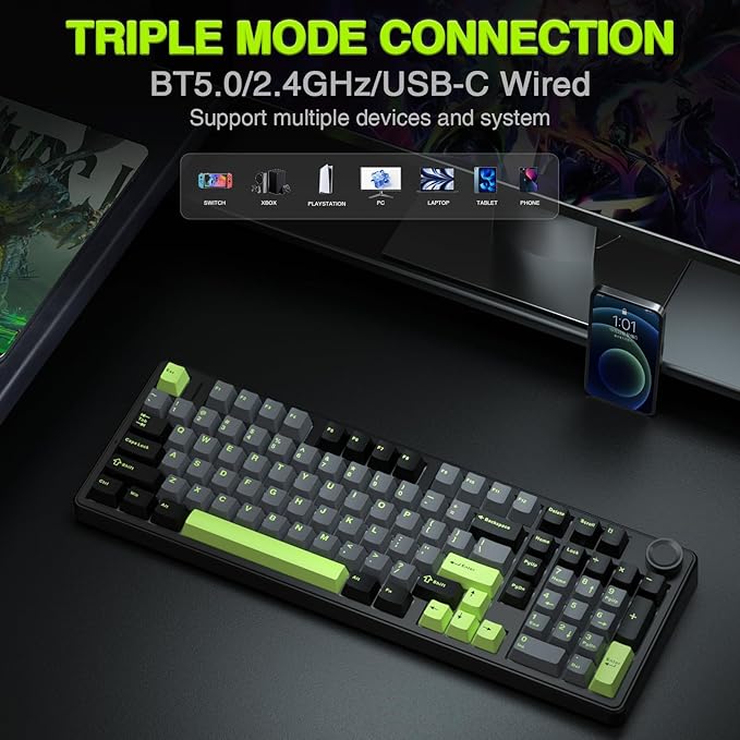 AULA F99 Pro Wireless Mechanical Keyboard - Image 3